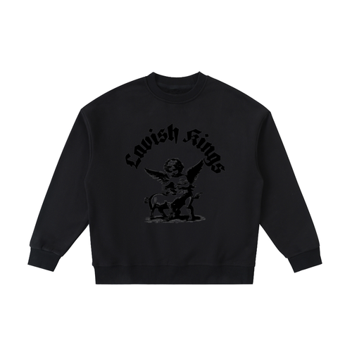 Essential Fleece Kids' Crewneck Sweatshirt - LavishKings