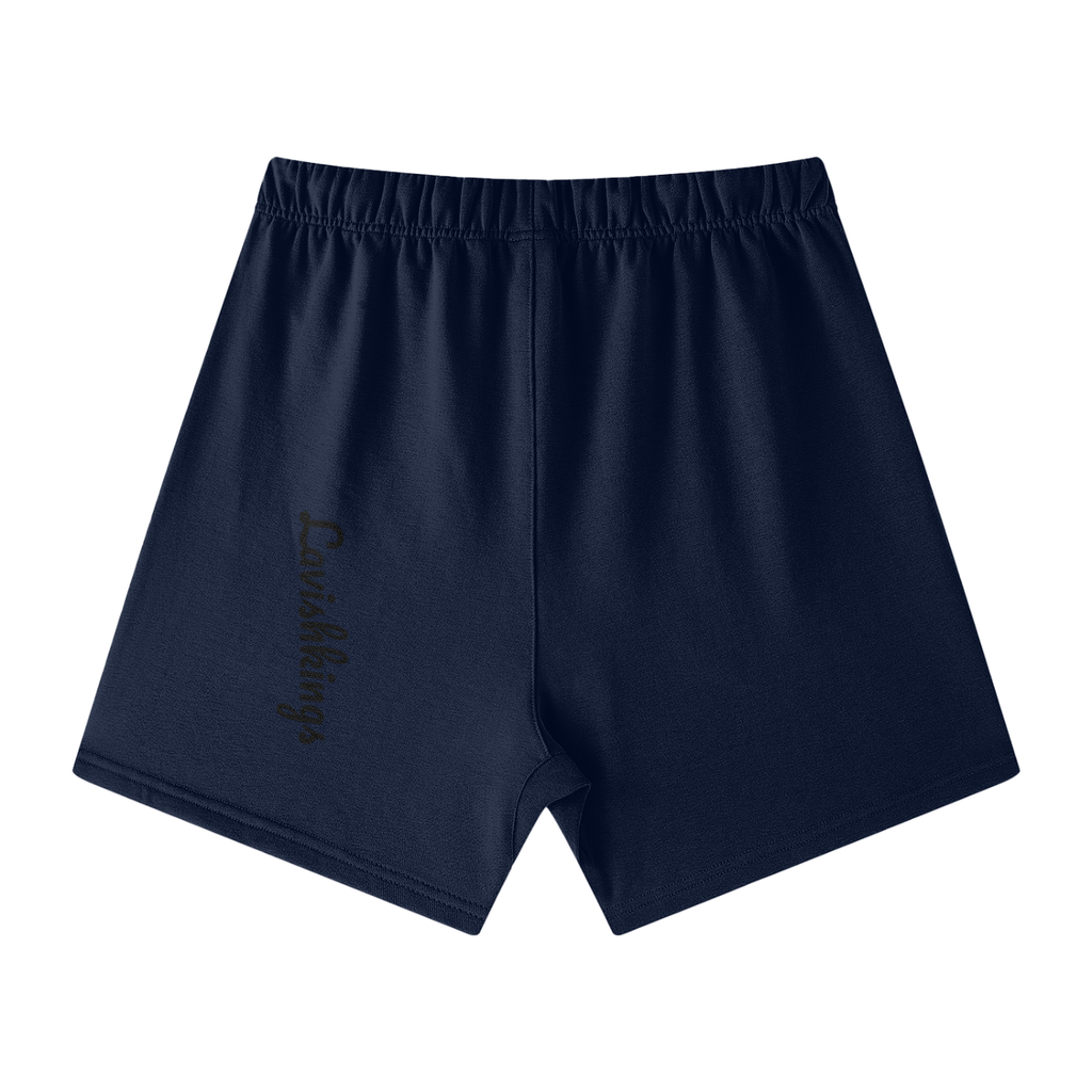 Streetwear Unisex Heavyweight Earth Tone Loose Fit Cotton Shorts - LavishKings