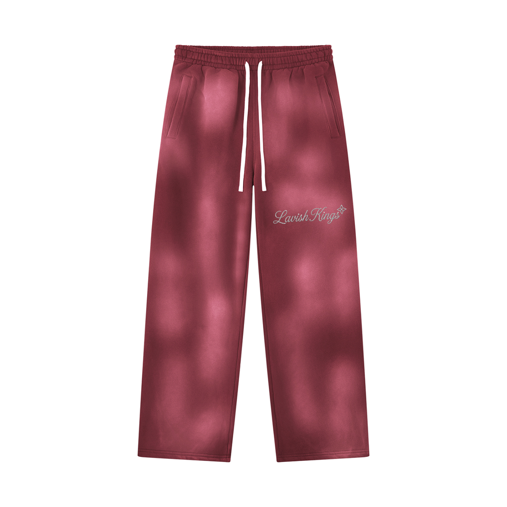 Unisex Sunfade Wide Leg Fleece Sweatpants