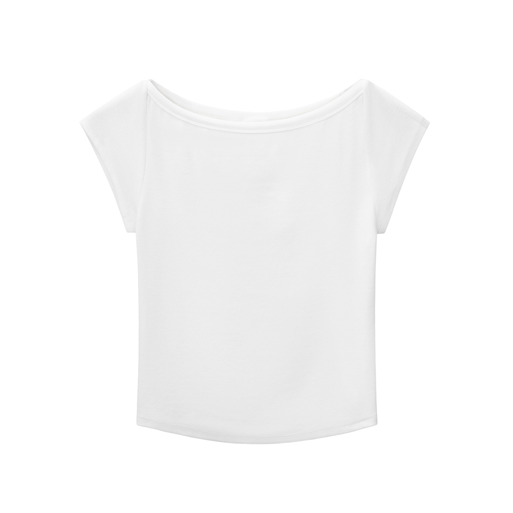 Essential Wide Neck Baby T-shirt - LavishKings