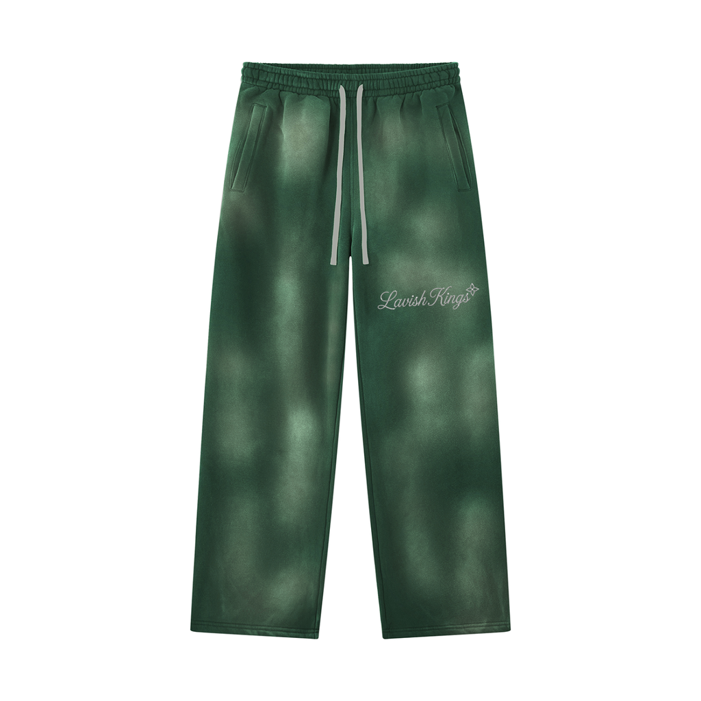 Unisex Sunfade Wide Leg Fleece Sweatpants