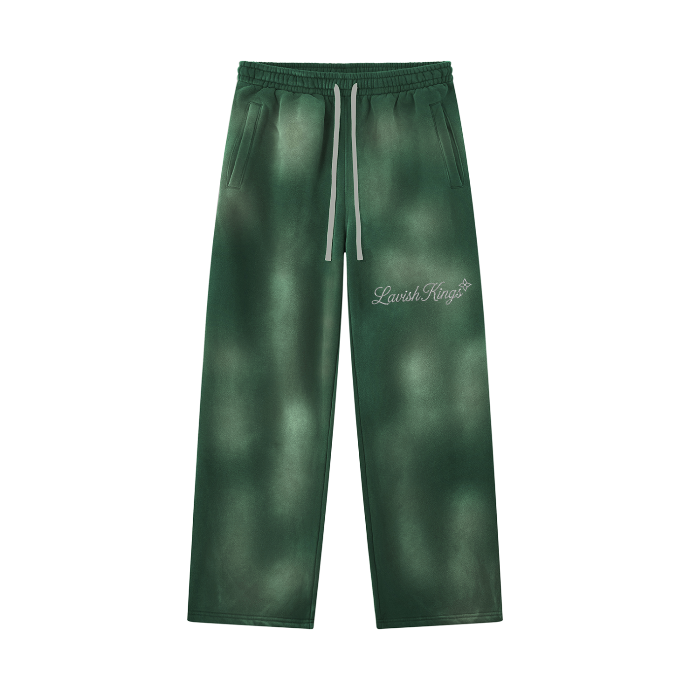 Unisex Sunfade Wide Leg Fleece Sweatpants