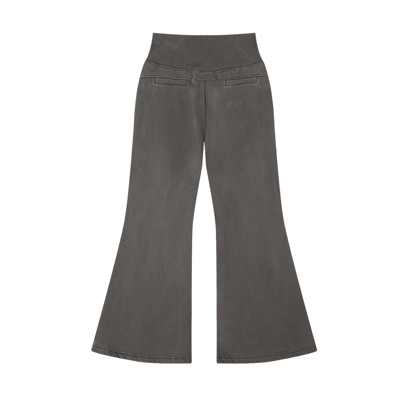 Vintage Washed Flared Fleece Pants - LavishKings