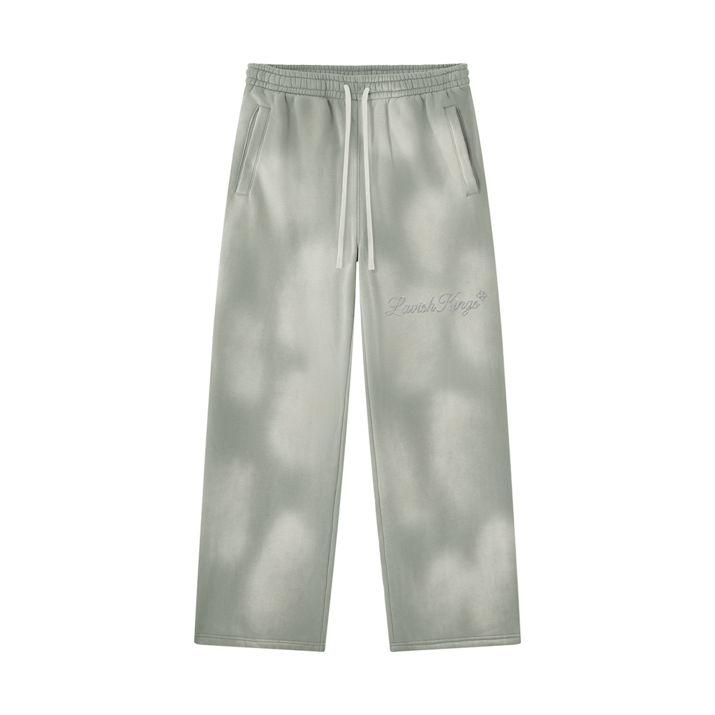 Unisex Sunfade Wide Leg Fleece Sweatpants
