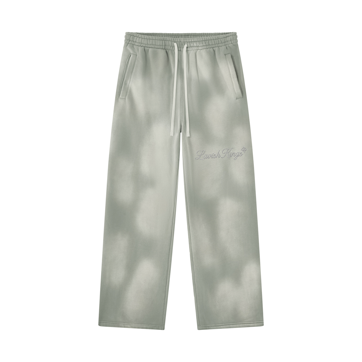 Unisex Sunfade Wide Leg Fleece Sweatpants