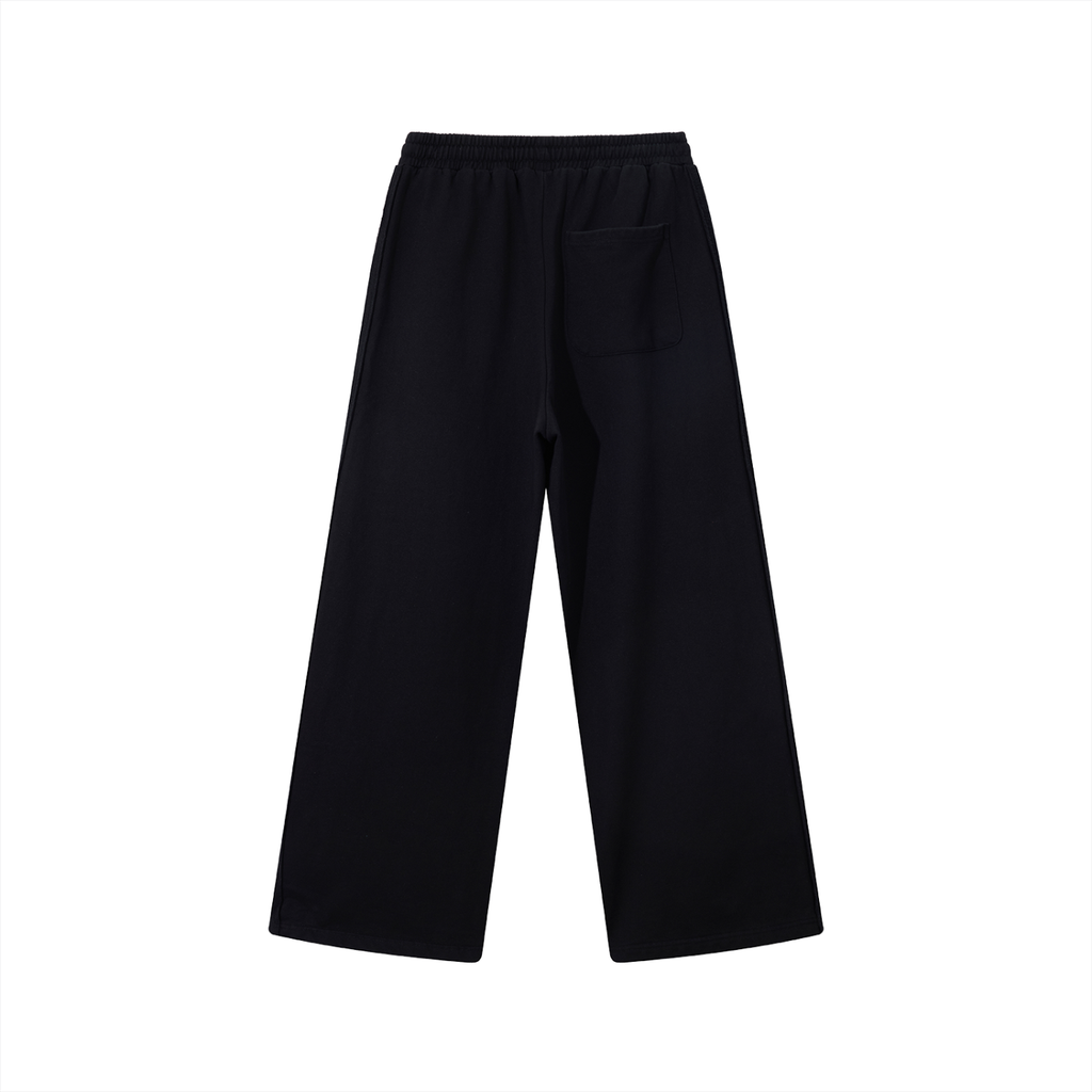 Contrast Tape Straight-Leg Sweatpants