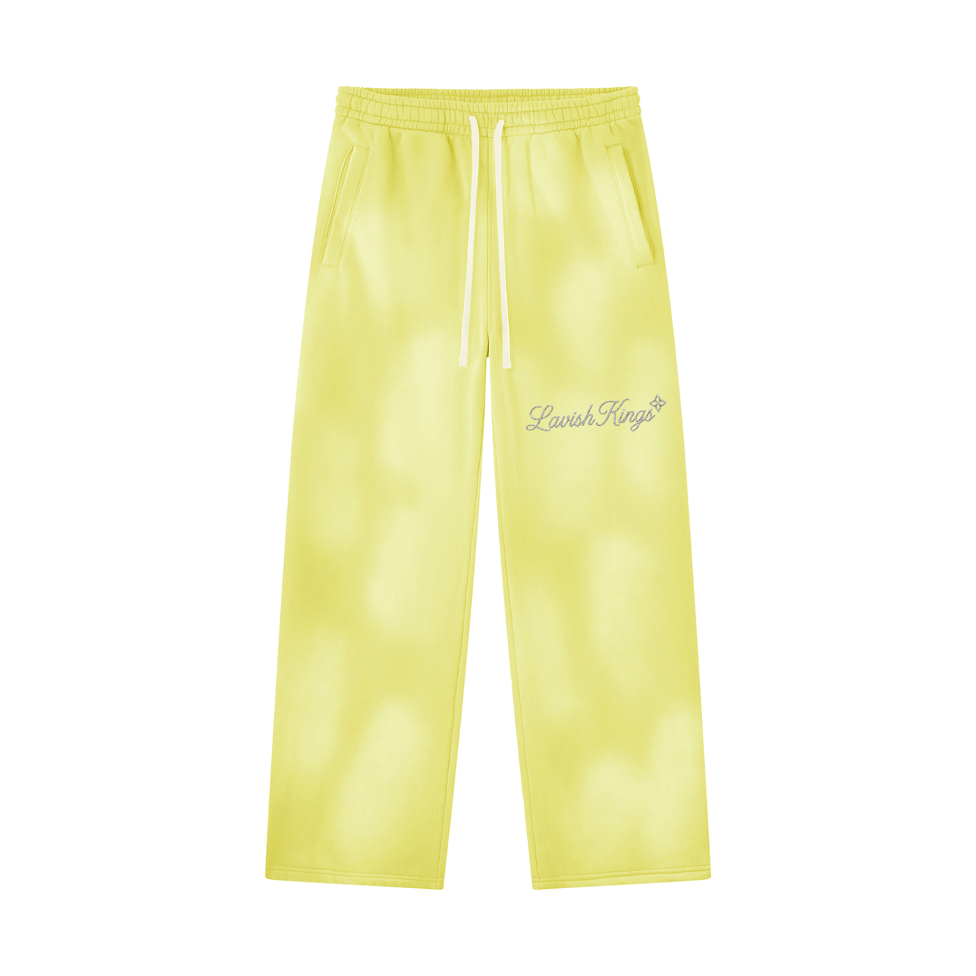 Unisex Sunfade Wide Leg Fleece Sweatpants