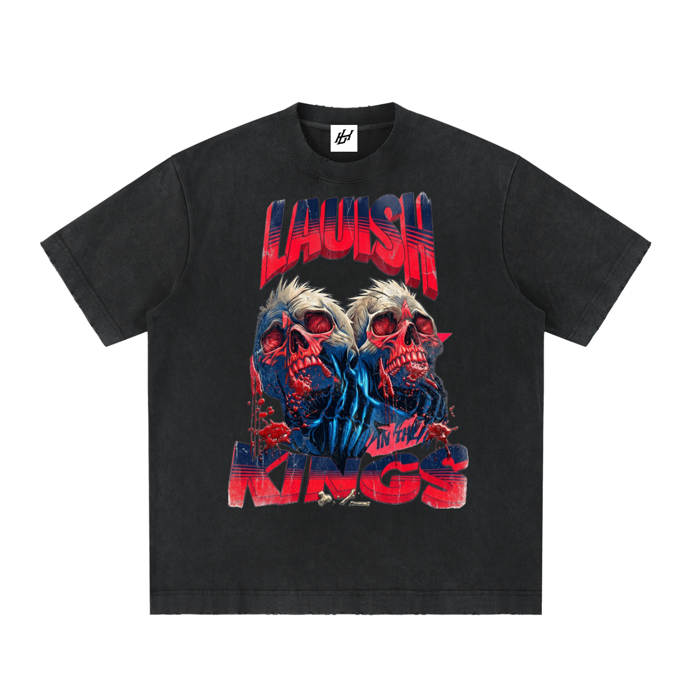 Heavyweight Vintage Washed Frayed T-Shirt