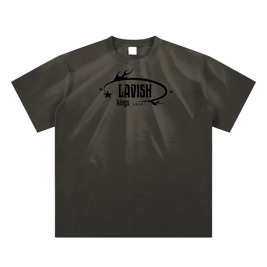 Hand-Scrunched Sunfade T-Shirt - LavishKings