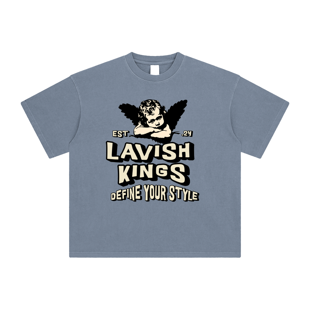 Enzyme Washed T-Shirt - LavishKings