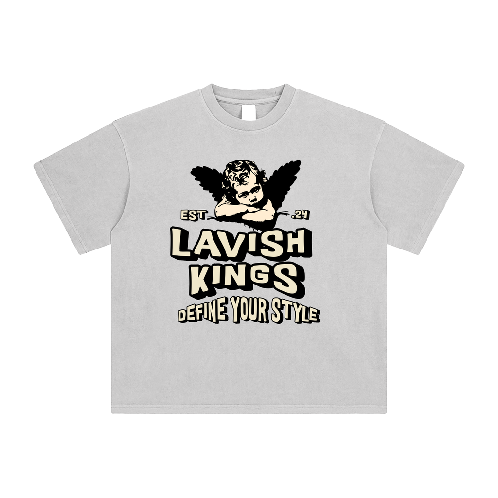 Enzyme Washed T-Shirt - LavishKings