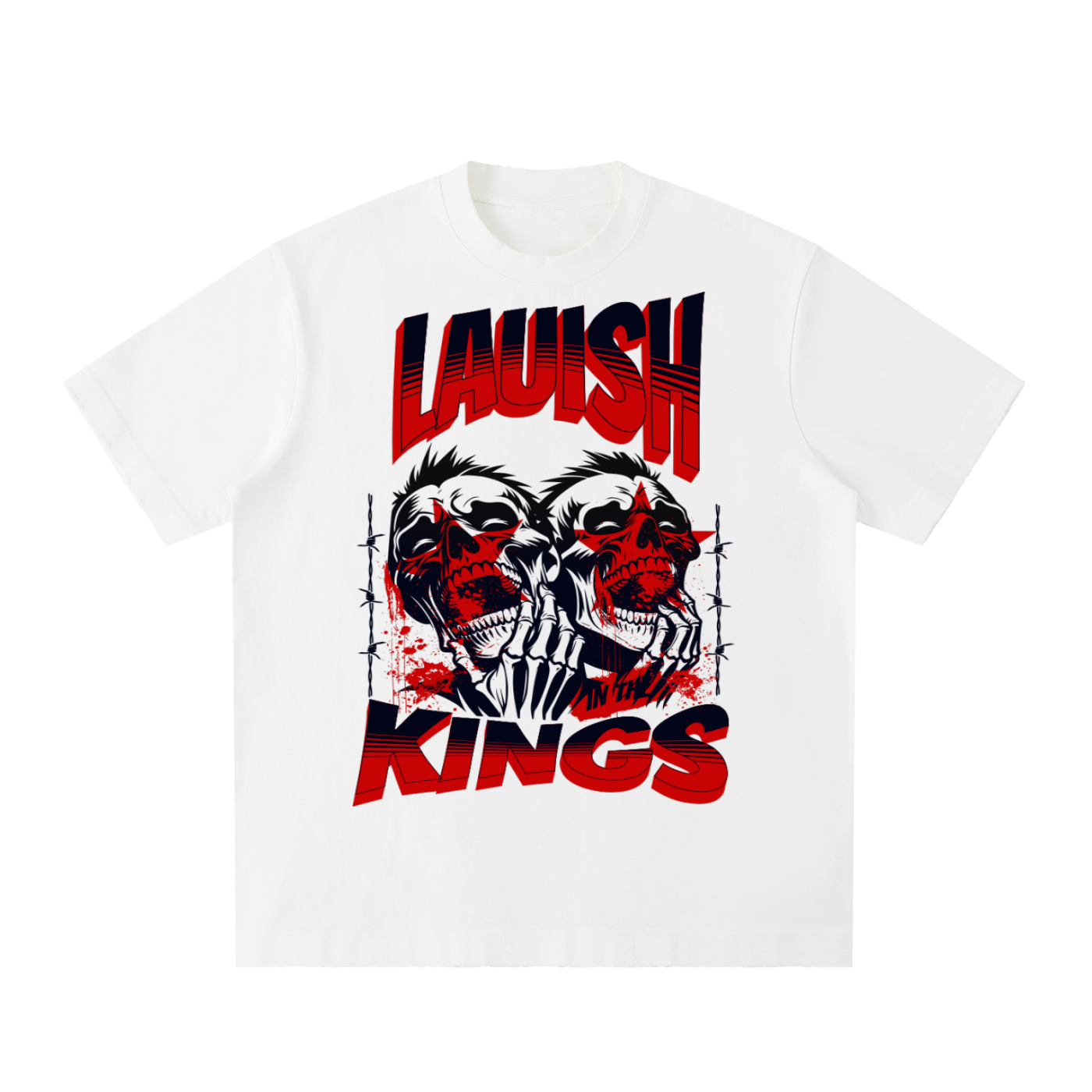 Heavyweight Vintage Washed Frayed T-Shirt