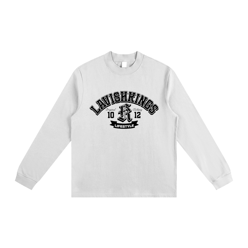 Essential Non-Shrink Mock Neck Sweatshirt - LavishKings