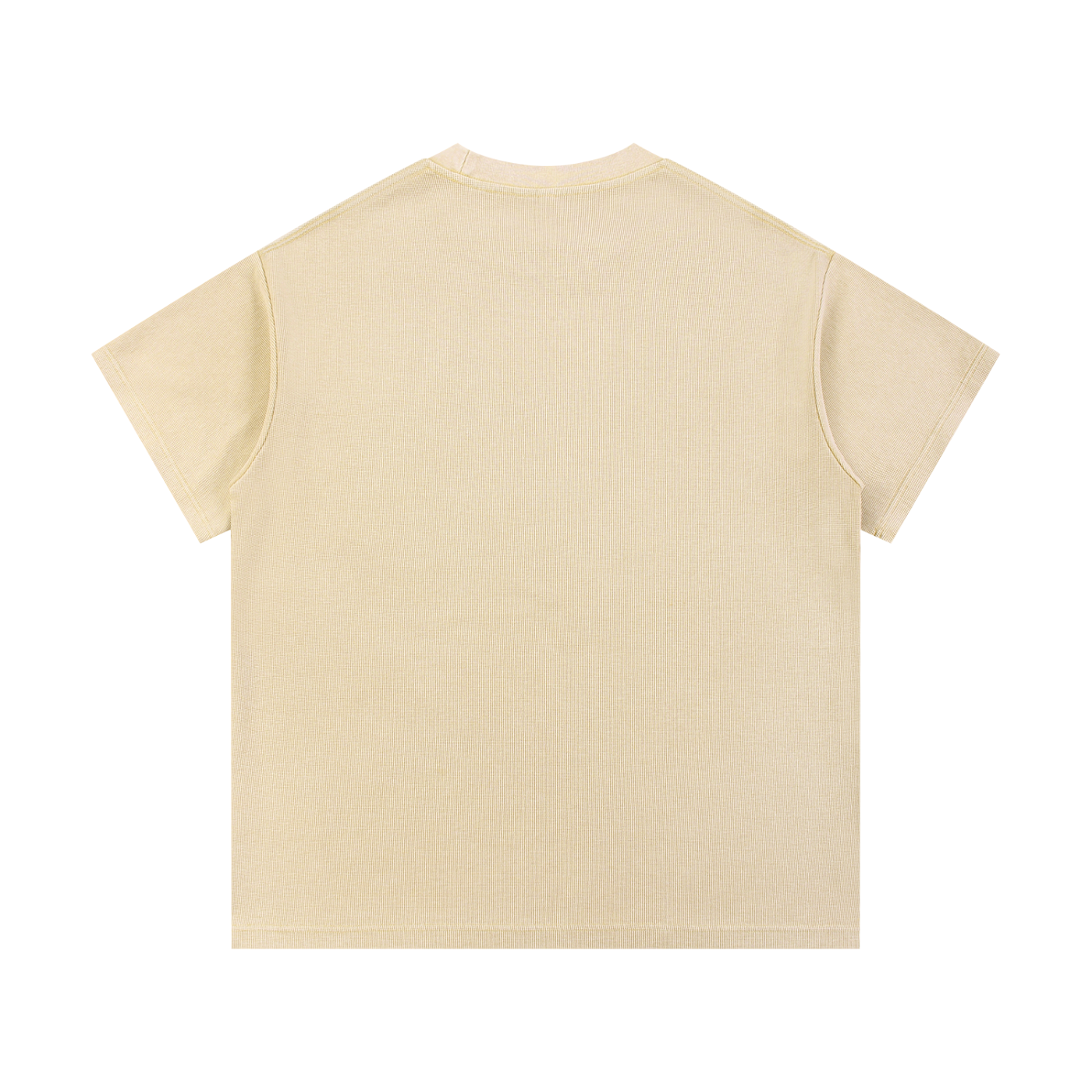 Mineral Wash Waffle Knit T-Shirt - LavishKings