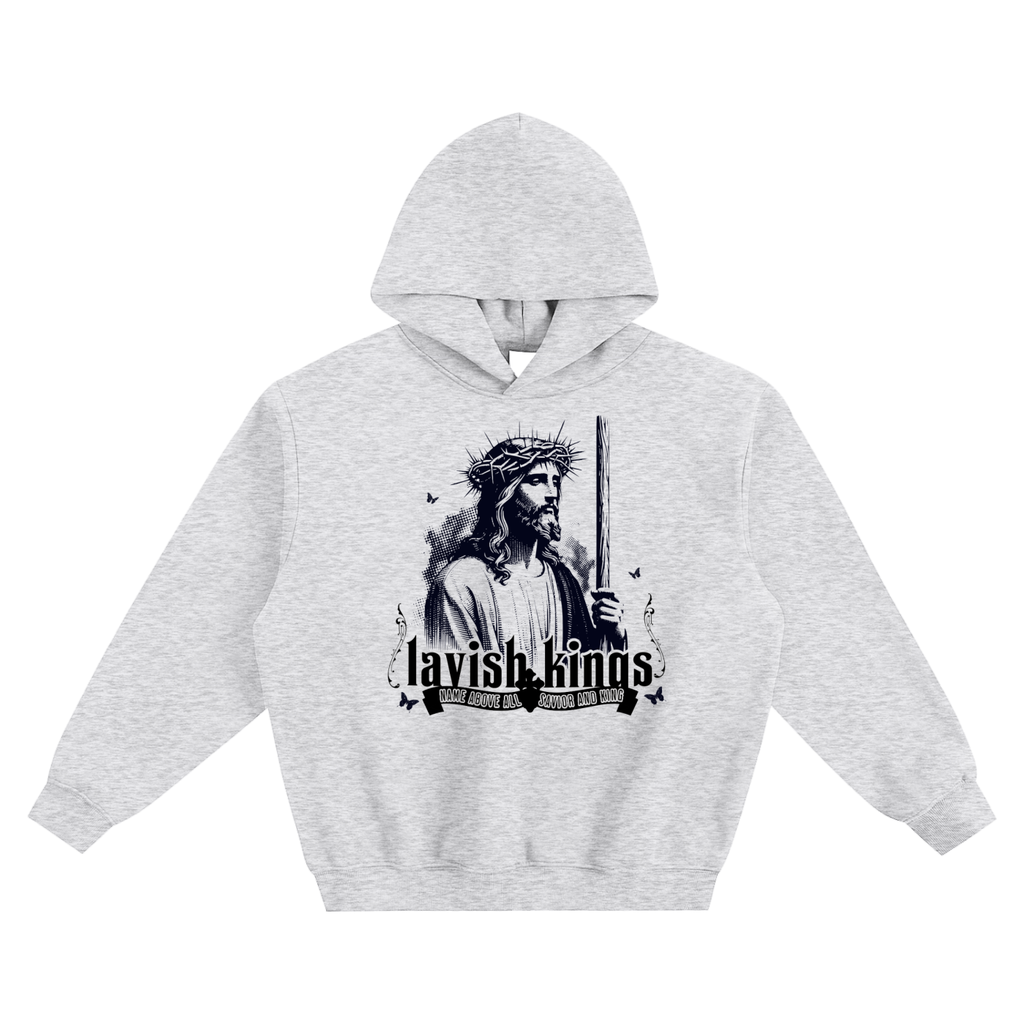 Fleeced Boxy Hoodie - LavishKings