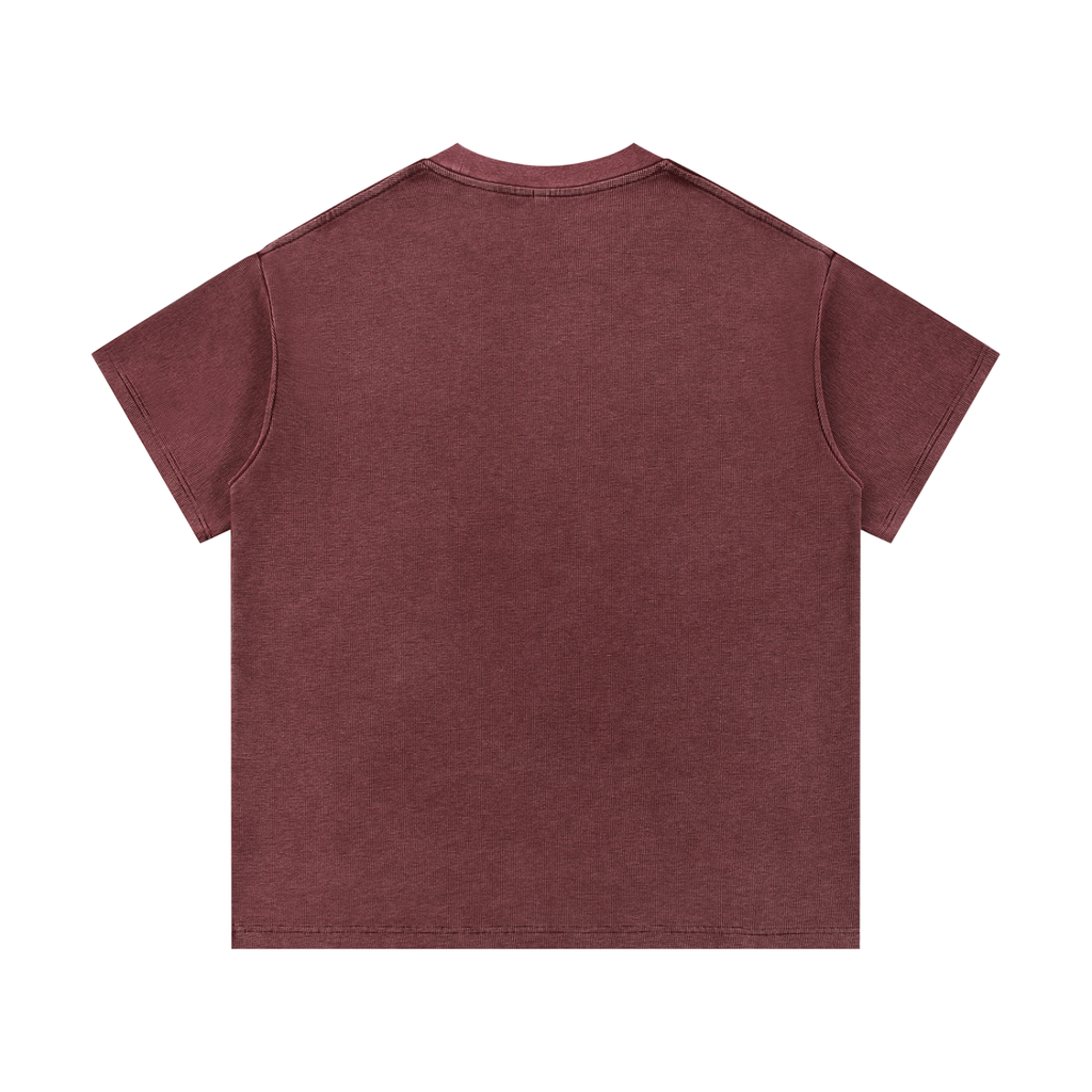 Mineral Wash Waffle Knit T-Shirt