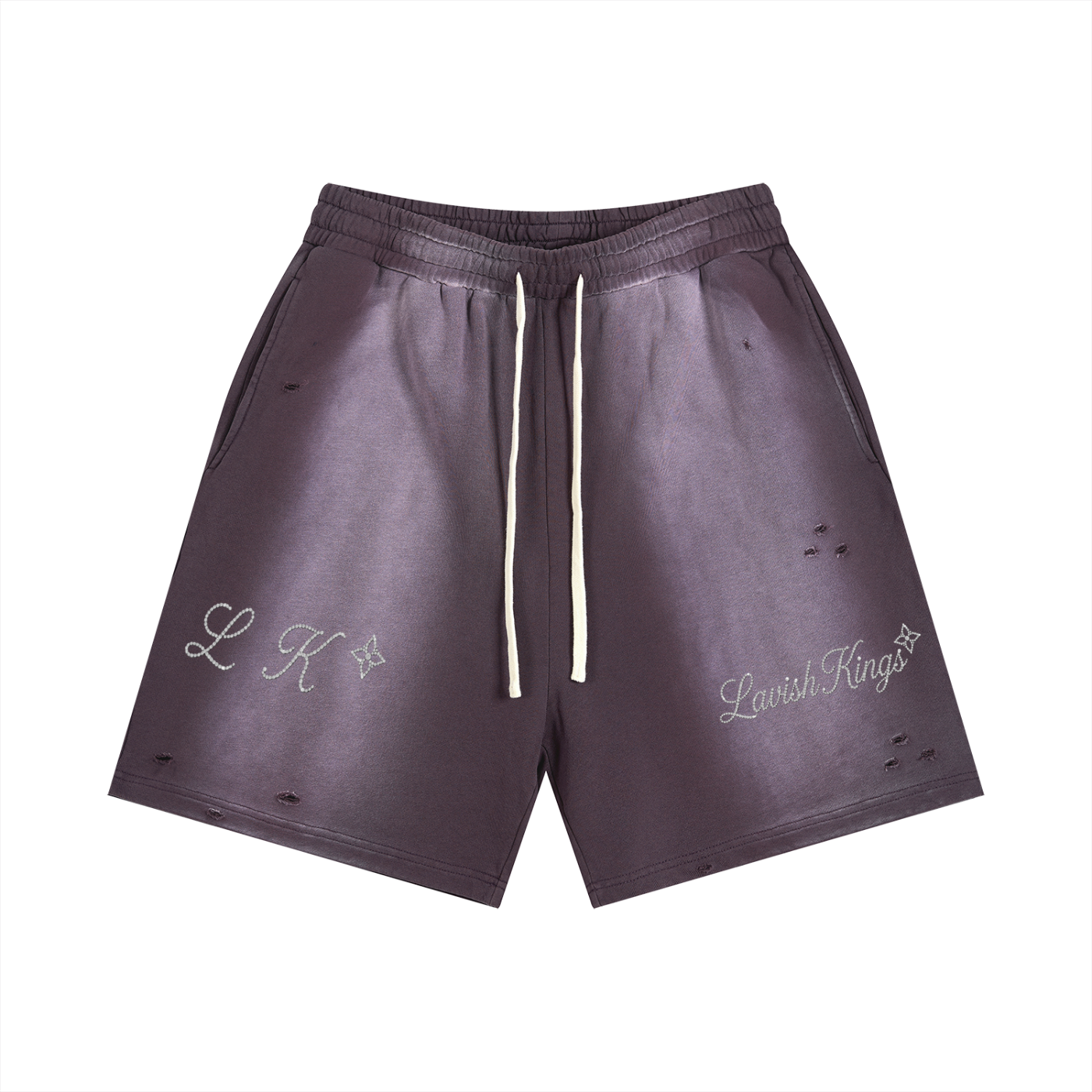 Sun Fade Distressed Shorts