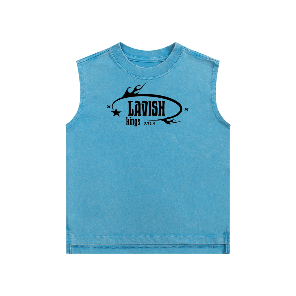 Snow Washed Kids' Tank Top - LavishKings