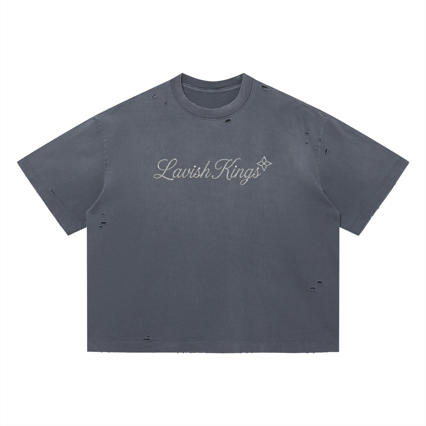 Vintage Washed Distressed Boxy Oversized T-Shirt