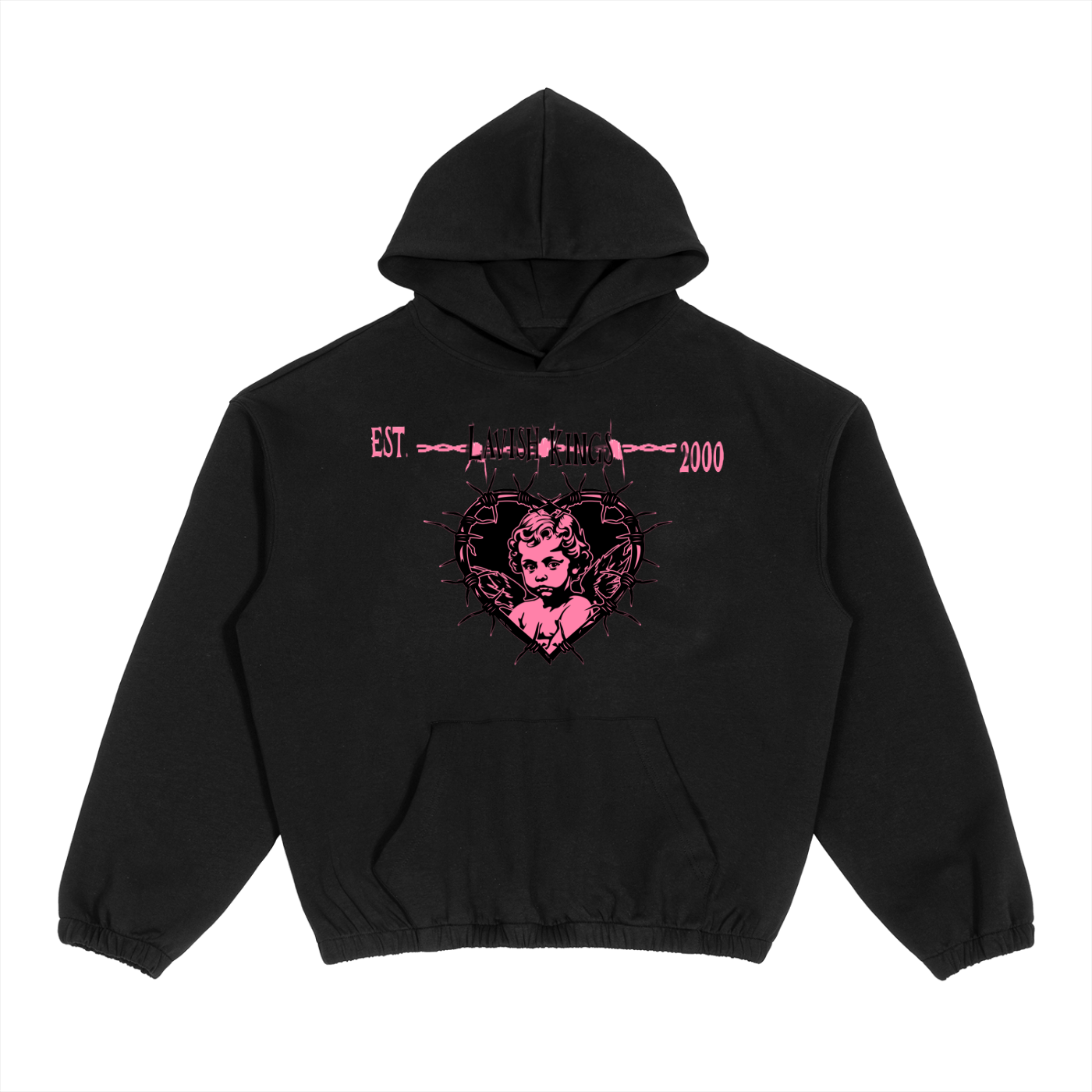 Boxy Cinched Hem Hoodie