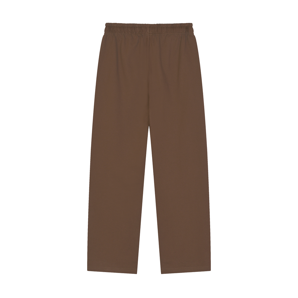 Solid Color Straight-Leg Sweatpants - LavishKings