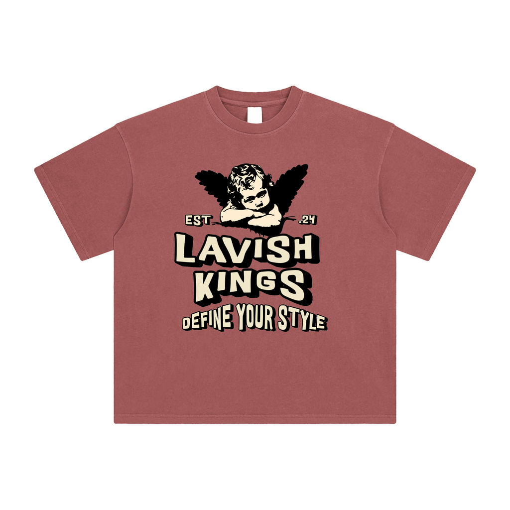 Enzyme Washed T-Shirt - LavishKings