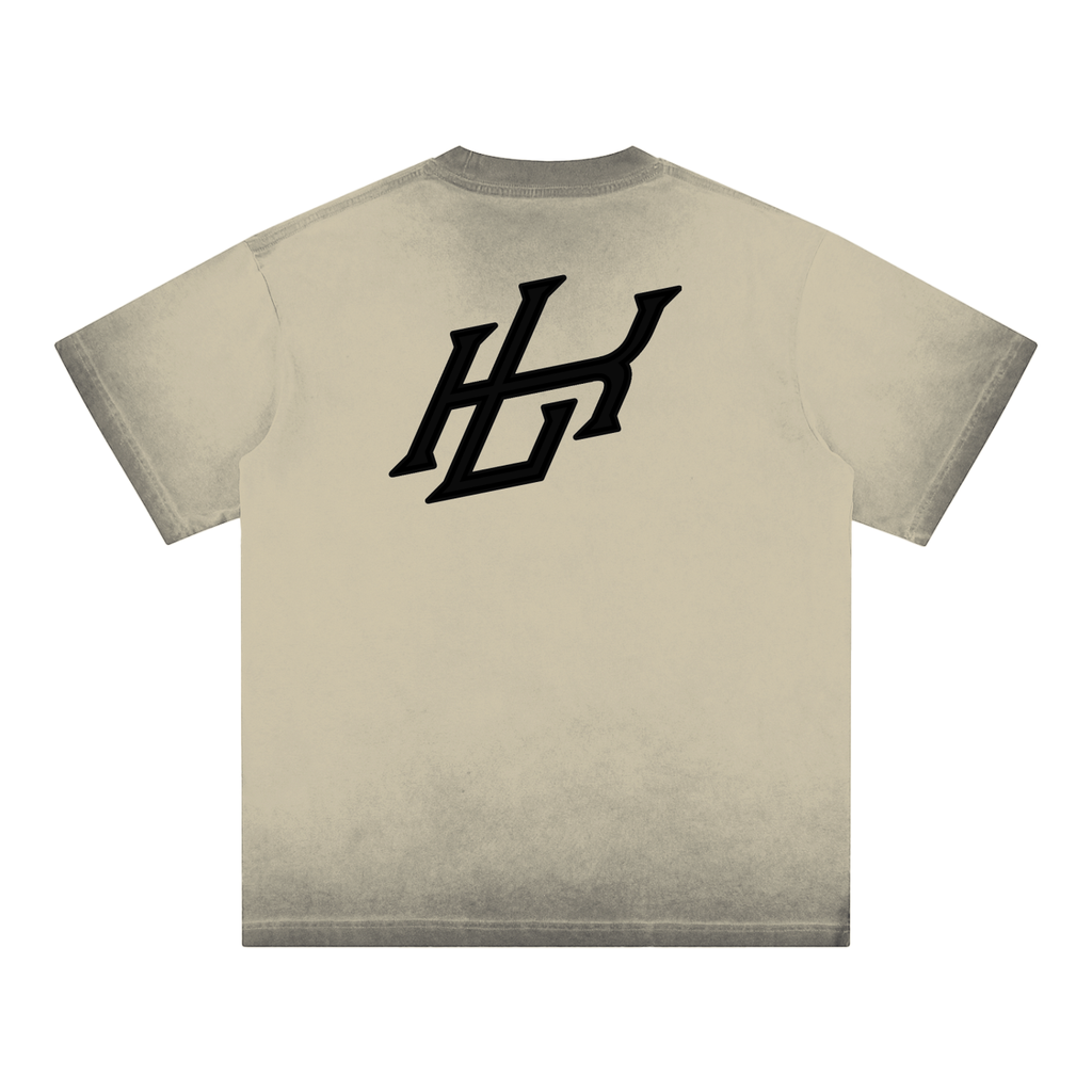 Reverse Dyed Loose Cotton T-Shirt - LavishKings