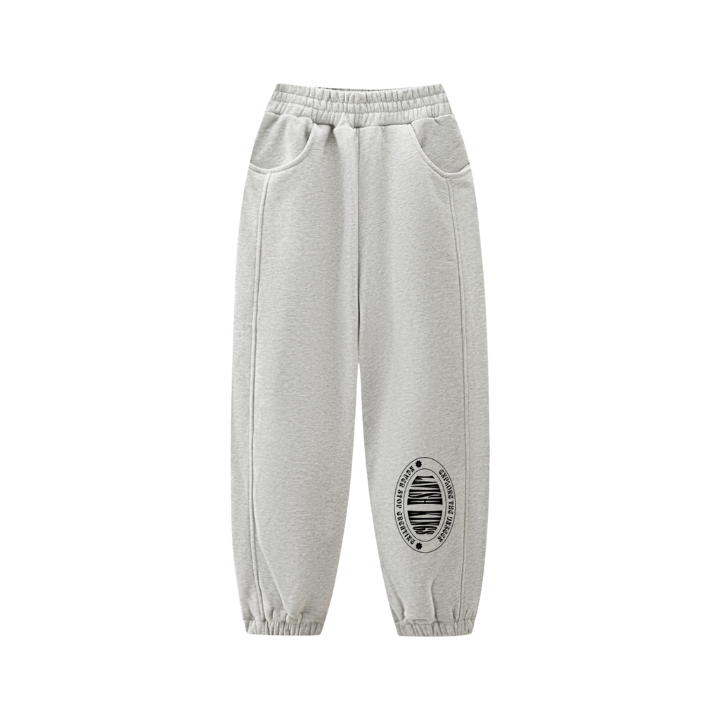 Essential Kids' Fleece Jogged Sweatpants - LavishKings