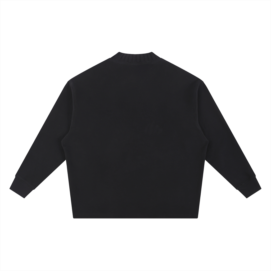 Knitted Round Neck Oversize Sweatshirt