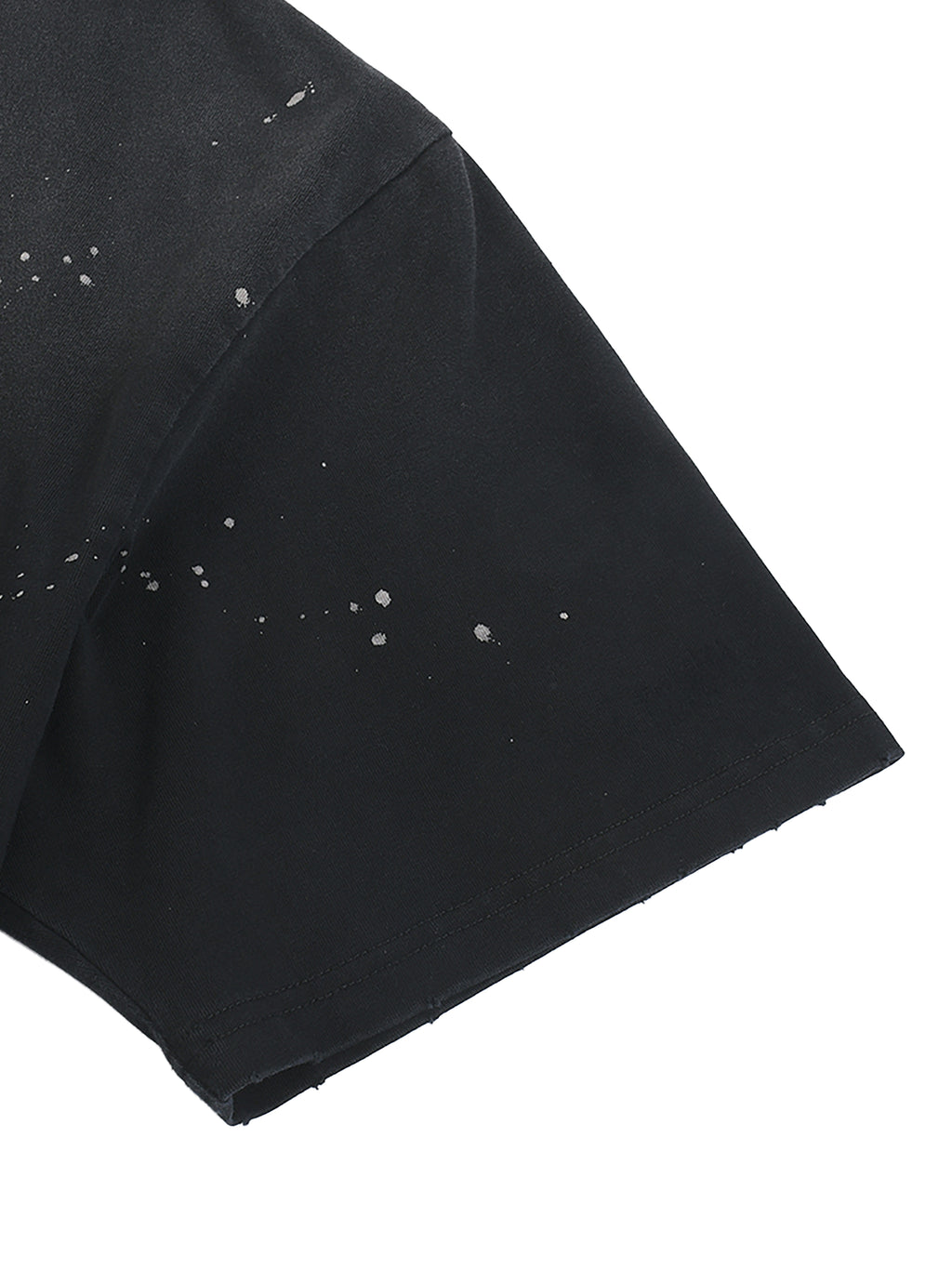 Hand-Frayed Sunfade Paint Splatter T-Shirt