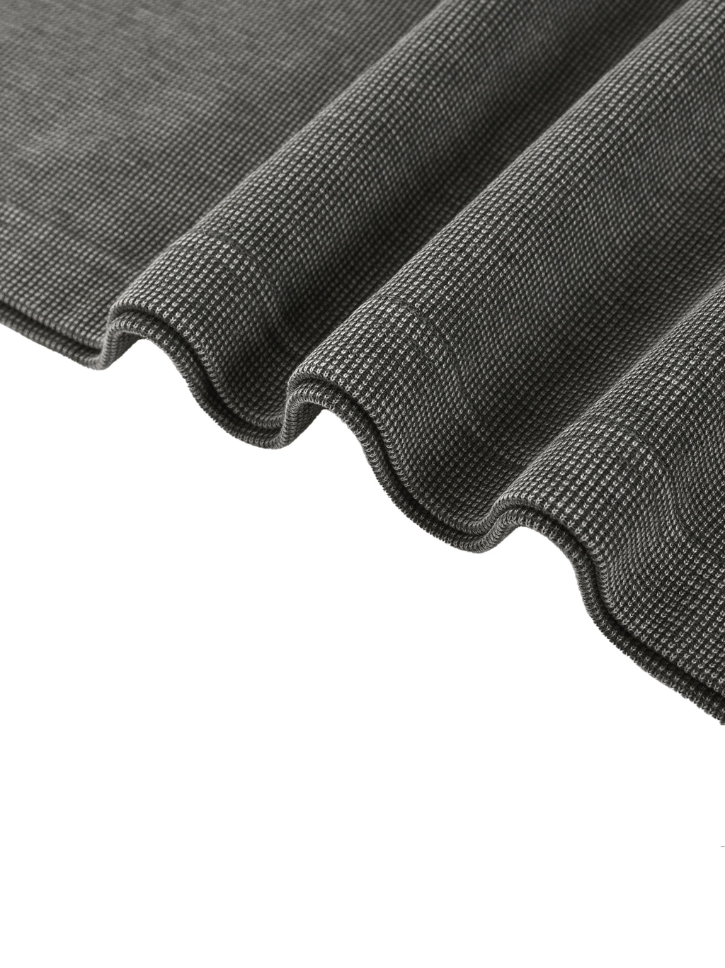 Mineral Wash Waffle Knit T-Shirt - LavishKings