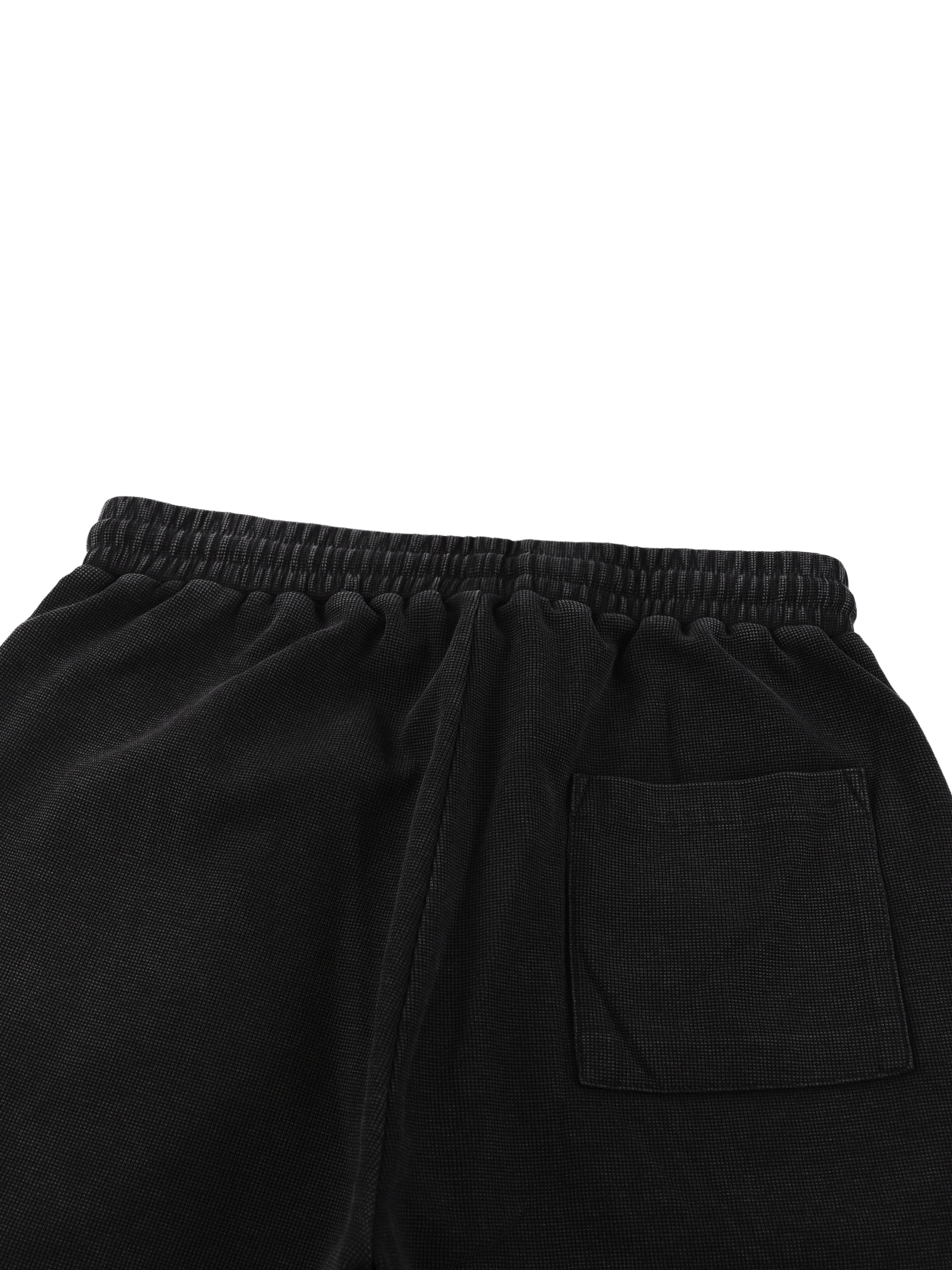 Mineral Wash Waffle Knit Shorts - LavishKings