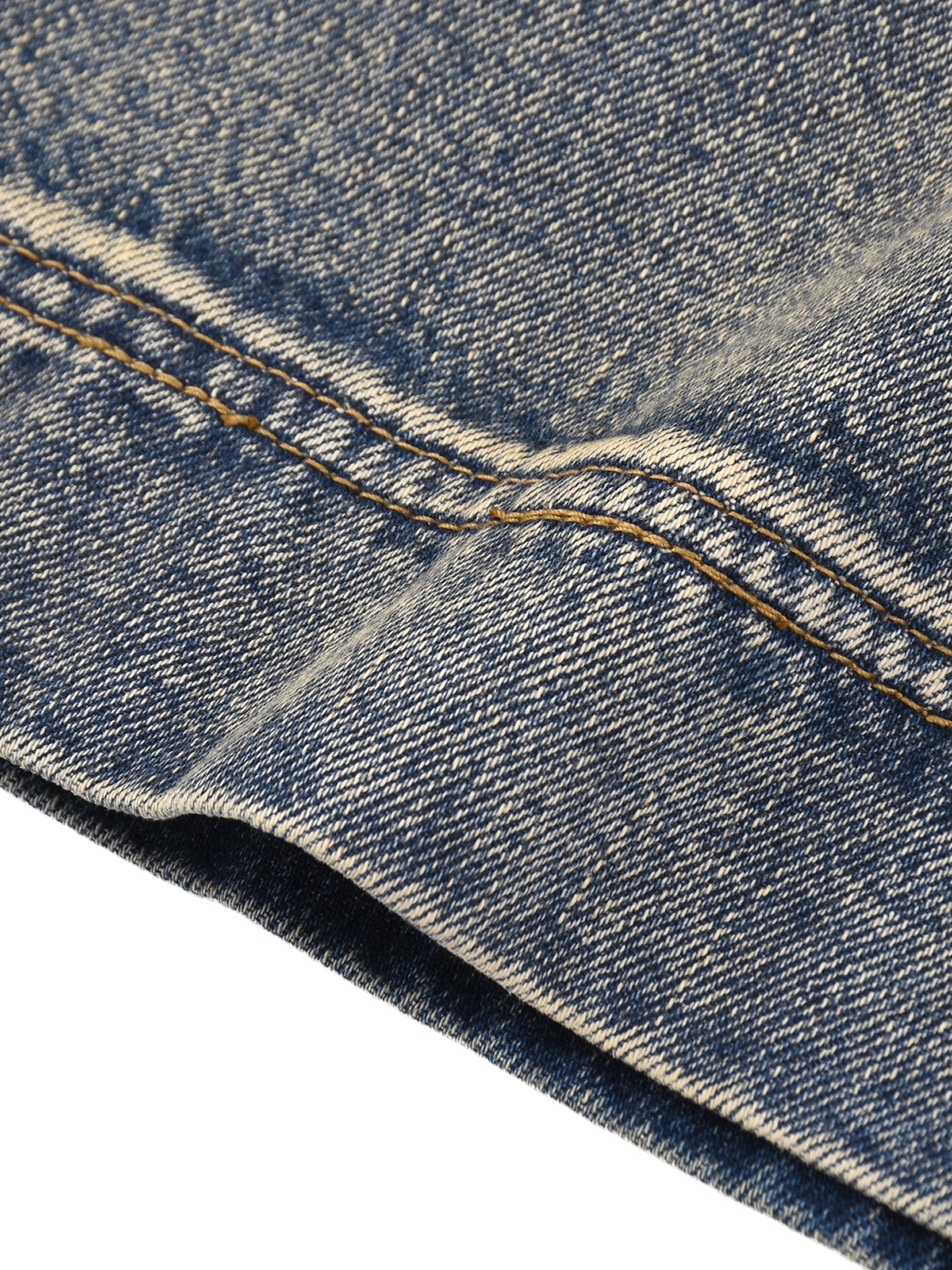 Vintage Wash Baggy Denim Shorts