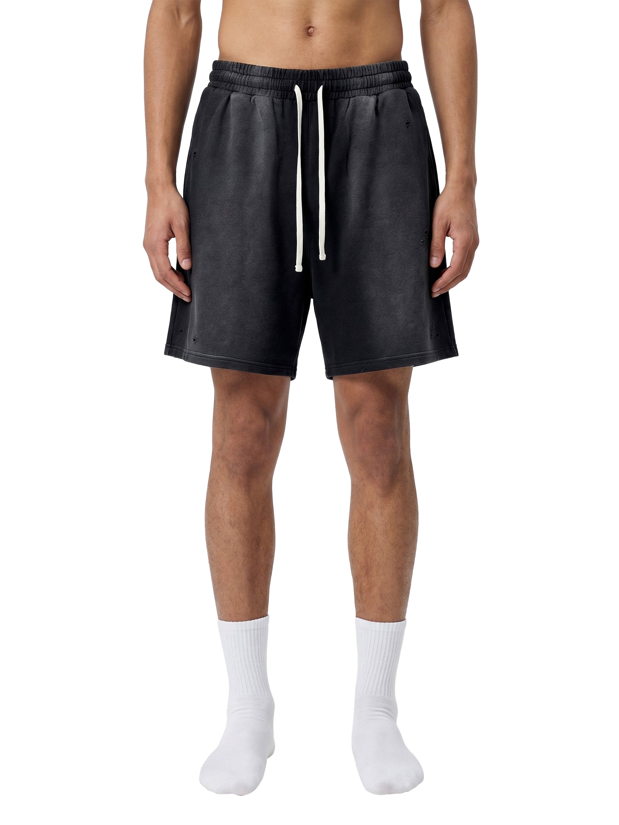 Sun Fade Distressed Shorts