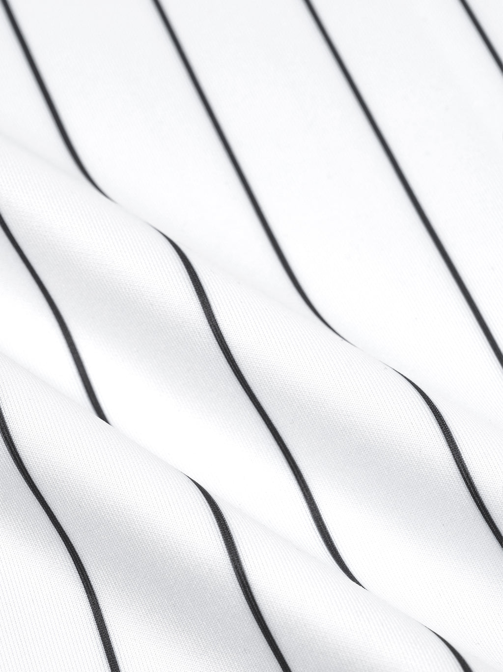 Unisex Striped Full-Zip Baseball Jersey