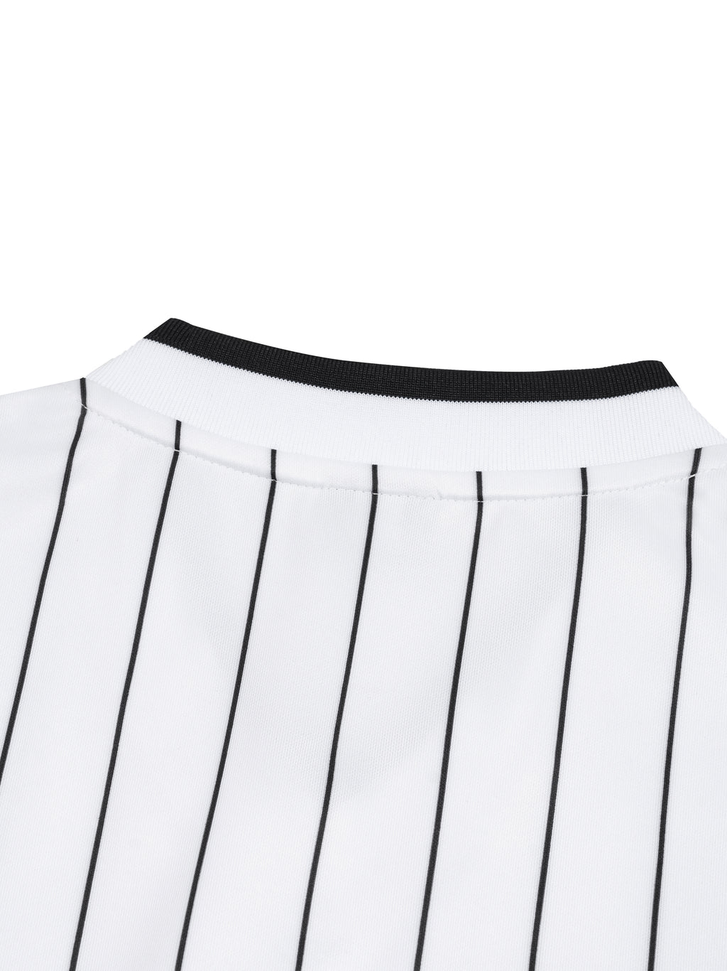 Unisex Striped Loose V-Neck T-Shirt