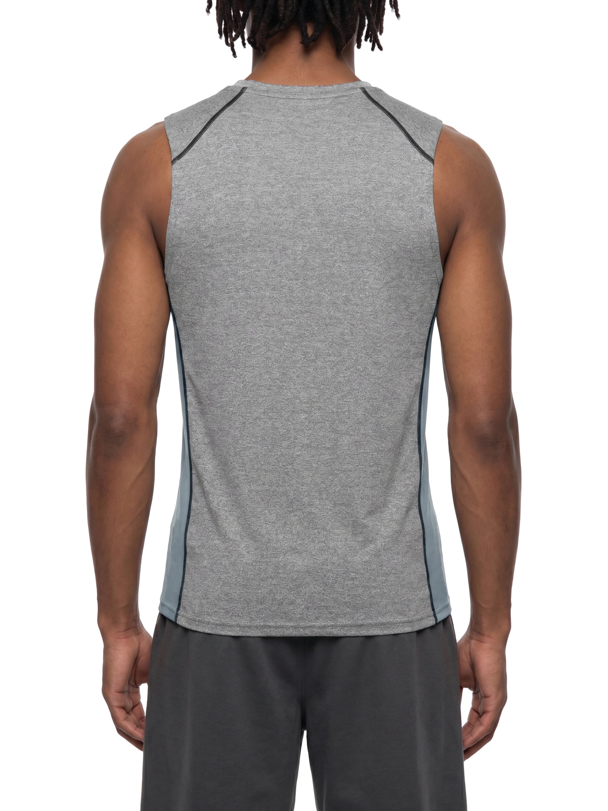 Men's Slim-Fit Topstitch Tank Top